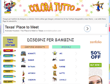 Tablet Screenshot of coloratutto.it